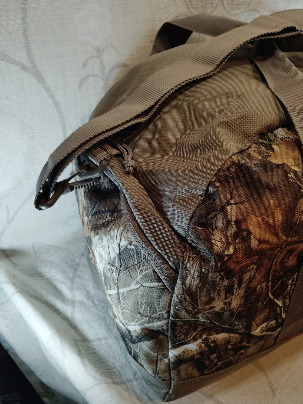 Fieldline Realtree Camo Duffel Bag - Brown/Green